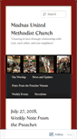 Mobile Screenshot of madrasumc.org